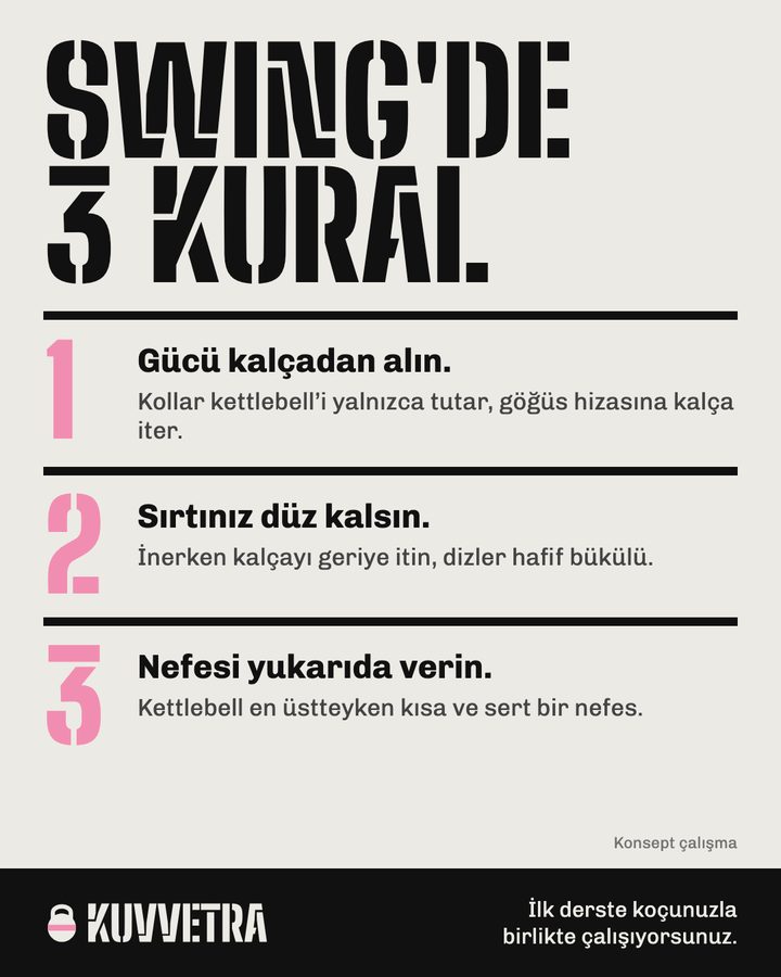 Teknik paylaşım: swing’de 3 kural
